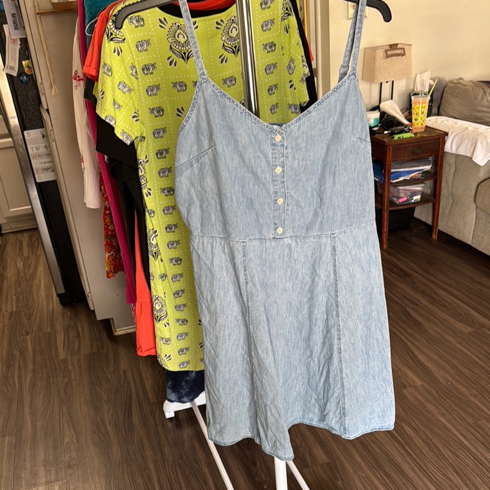 GAP Light Blue Denim Mini Dress